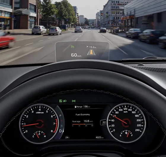 პროექციული ეკრანი (HUD)